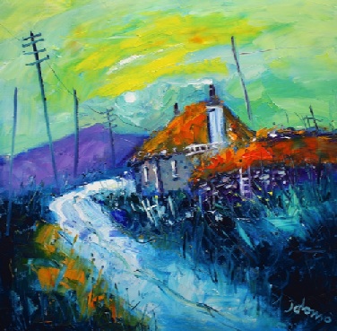 Autumn light Kyles Scalpay Isle of Harris 24x24 Autumn light Kyles Scalpay Isle of Harris 24x24